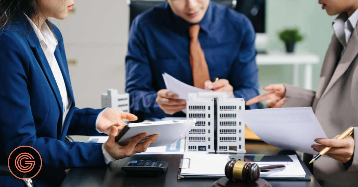 Team planning marketing strategy for law firm growth and client acquisition