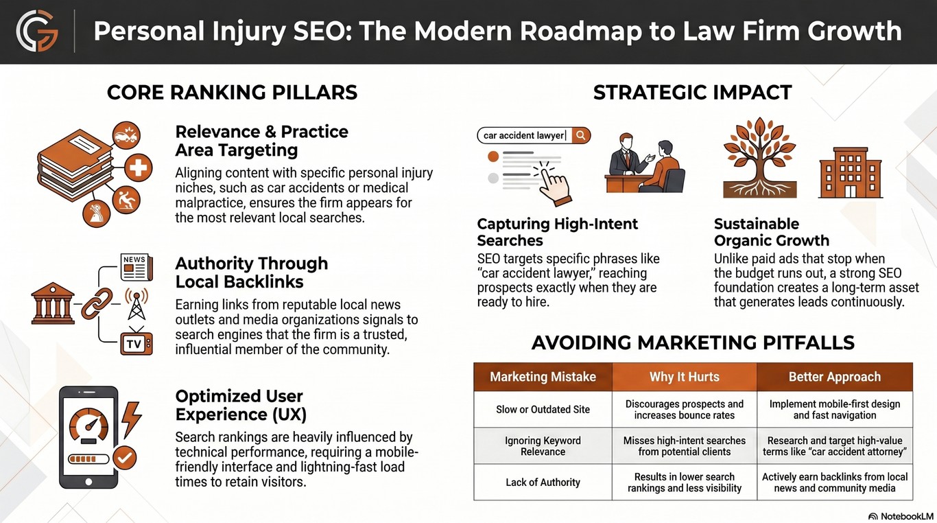 What is personal injury SEO — search optimization for law firms