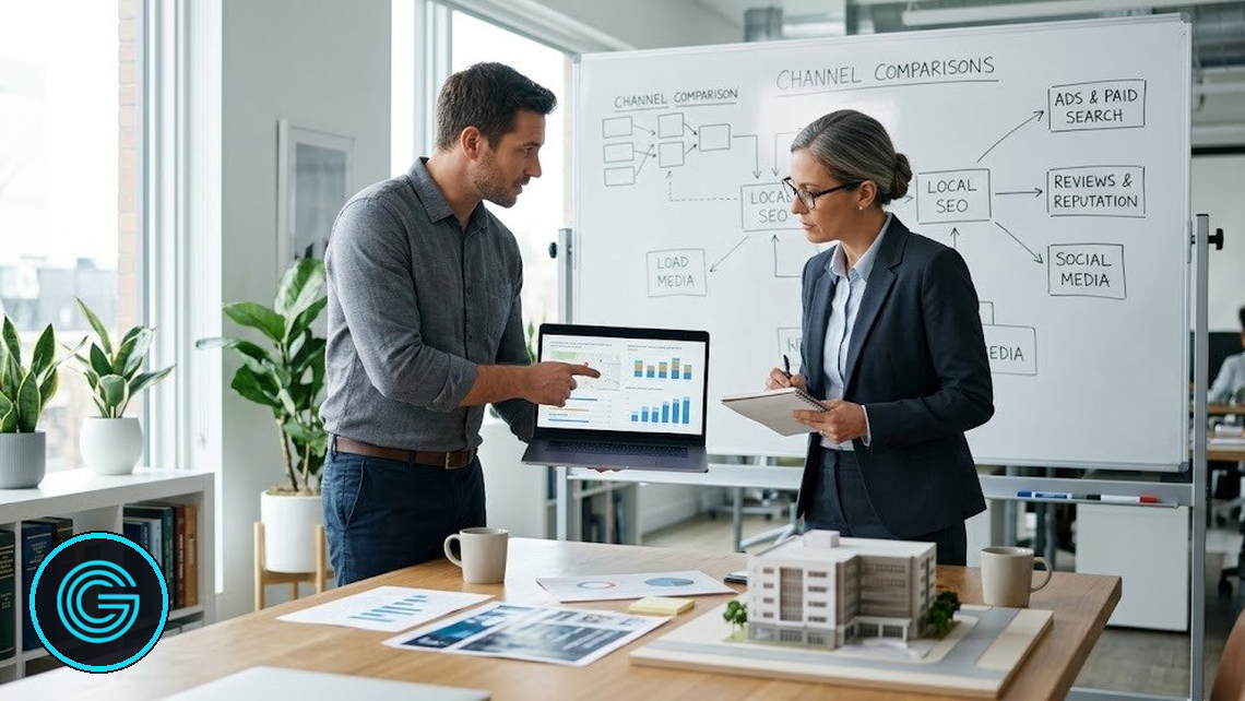 Family law firm choosing the right marketing strategy by reviewing goals, competition, and channels