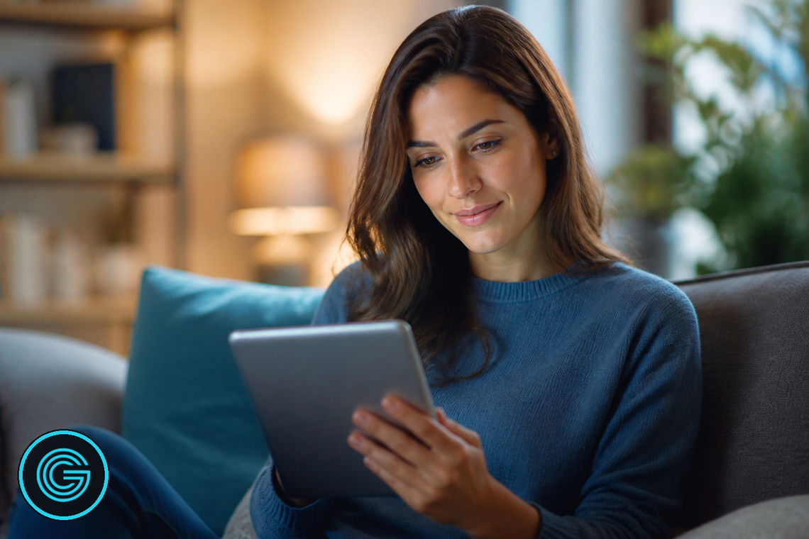 Prospective client reading a law firm's helpful content and building trust before reaching out