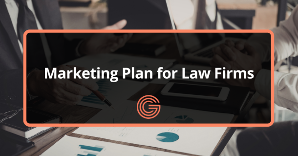 Law firm team developing a structured marketing plan for growth
